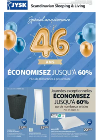 Prospectus Jysk COSNE-COURS-SUR-LOIRE : Offres exceptionnelles