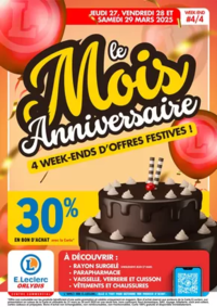 Prospectus E.Leclerc ORLY : ANNIVERSAIRE 4