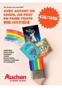 Prospectus Auchan : GUIDE CULTURE : on peut en faire toute une histoire