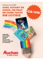Prospectus Auchan : GUIDE CULTURE : on peut en faire toute une histoire
