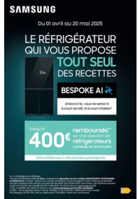 Prospectus BeDigital : SAMSUNG FROID BESPOKE AI