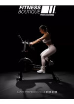 Prospectus Fitness Boutique : GAMME PROFESSIONNELLE 2025-2026