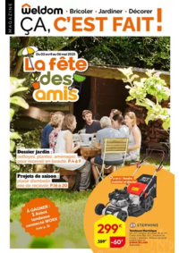 Prospectus Weldom : La fête des amis