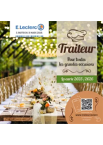 Prospectus E.Leclerc : CARTE TRAITEUR PERMANENTE
