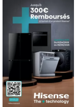 Prospectus Boulanger : OFFRE Hisense : jusqu'à 300€ remboursés !