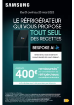 Prospectus Boulanger : OFFRE Samsung : jusqu'à 400€ remboursés !