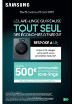 Prospectus Boulanger : OFFRE Samsung : jusqu'à 500€ remboursés !