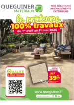 Prospectus Quéguiner matériaux : LE PRINTEMPS 100% TRAVAUX