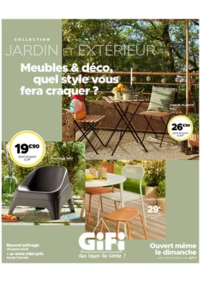 Prospectus Gifi : Collection Jardin et extérieur