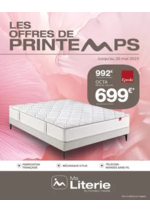 Prospectus Monsieur meuble : usqu’au 26 mai : Ma Literie by Monsieur Meuble lance ses Offres de Printemps* !