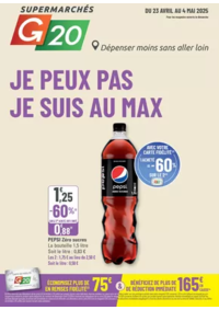 Prospectus G20  BRIOUZE : JE PEUX PAS JE SUIS AU MAX