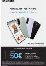 Prospectus LDLC : Jusqu'à 50€ remboursés avec Samsung