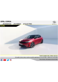 Prospectus Distributeur OPEL GARAGE ZENONI GRAMAT : Opel Corsa