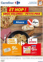 Prospectus Carrefour Drive : ET HOP ! GROS VOLUMES = PETITS PRIX