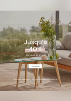 Jusqu'au 29 avril, profitez de remises jusqu'à -40% sur une sélection d'articles de décoration - Alinéa