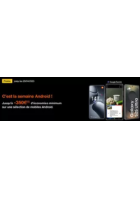 Prospectus Boutique Orange AULNAY SOUS BOIS : C'est la semaine Android !