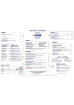Prospectus La Criee : Nouvelle Carte menu & vins