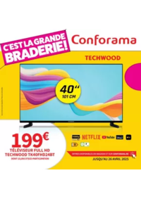 Prospectus Conforama : C'est la grande braderie !