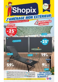 Prospectus Shopix CHALLANS : J´AMÉNAGE MON EXTÉRIEUR