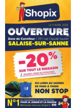 Prospectus Shopix : J´AMÉNAGE MON EXTÉRIEUR