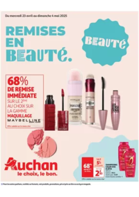 Prospectus Auchan SAVONNIERES DEVANT BAR : Remises en beauté