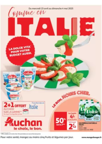 Prospectus Auchan DOMERAT : Comme en Italie : la dolce vita pour votre budget aussi
