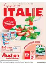 Prospectus Auchan : Comme en Italie : la dolce vita pour votre budget aussi