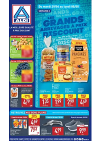 Prospectus Aldi : Les grandes arrivages à prix discount