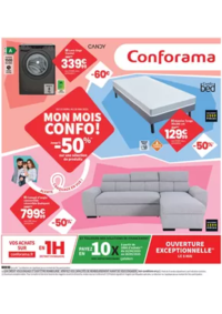 Prospectus Conforama : Mon mois Confo