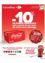 Prospectus Carrefour Express : 10% DE REMISE IMMEDIATE COCA ORIGINAL ET PLUS DE PROMOS
