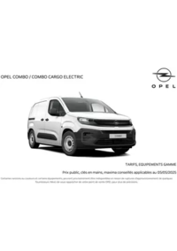 Prospectus Distributeur OPEL GARAGE GUITARD BROMMAT : Opel Combo Cargo