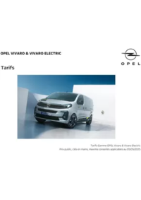 Prospectus Distributeur OPEL GARAGE GUITARD BROMMAT : Opel Vivaro