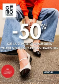 Prospectus Gemo DIGNE LES BAINS : -50% sur le 2ème