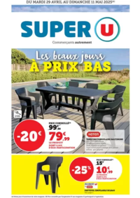 Prospectus Super U STE MERE EGLISE : Les beaux jours !