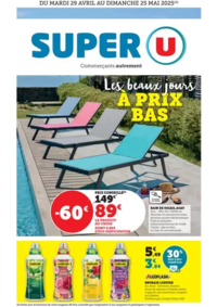 Prospectus Super U GORRON : Les beaux jours !