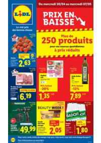 Prospectus Lidl SISTERON : Faites des économies et profitez de réductions sur une large sélection de produits !