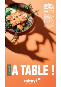 Prospectus Colruyt CUISERY : A table !