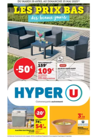 Prospectus Hyper U ECOMMOY : Les beaux jours !