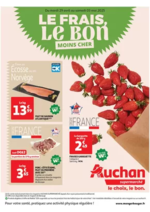 Prospectus Auchan Supermarché : Le frais, le bon moins cher
