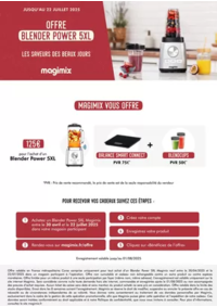 Prospectus Copra CHAUNY : MAGIMIX VOUS OFFRE JUSQU'A 125€ DE CADEAUX