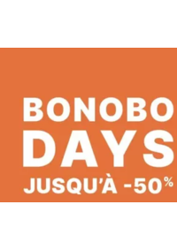 Prospectus Bonobo SALAISE SUR SANNE : Bonobo days Jusqu'à -50%