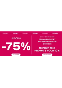 Prospectus Claire's MOULINS : Jusqu'à -75%
