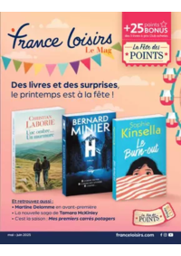Prospectus France loisirs Béthune : Mai - Juin 2025