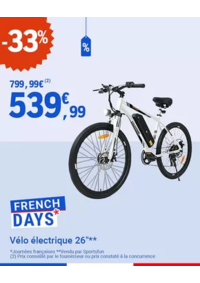 Prospectus Sport et Loisirs E.Leclerc Saint Ouen l'Aumone : French days