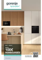 Prospectus Boulanger : OFFRE Gorenje: jusqu'à 100€ remboursés !