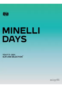 Prospectus Minelli Cabriès : Minelli days Jusqu'à -20%