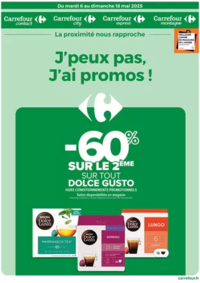 Prospectus Carrefour city Charleville-Mézières : J'PEUX PAS J'AI PROMOS DU 06 AU 18 MAI 2025
