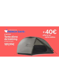 Prospectus DECATHLON Vouneuil sous Biard : French days