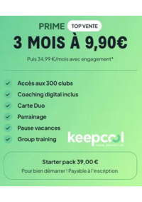 Prospectus Keep CoolBEZIERS : PREMIUM 1 MOIS À 9,90€