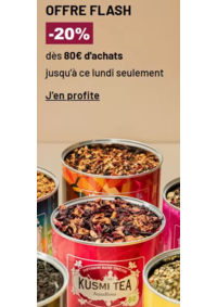 Prospectus Kusmi Tea Aubergenville : OFFRE FLASH